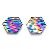 Ion Plating(IP) 304 Stainless Steel Pendants STAS-T063-204M-1