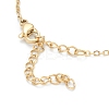 Brass Micro Pave Clear Cubic Zirconia Pendant Necklaces NJEW-F281-03-5