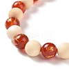 Om Mani Padme Hum Beaded Bracelets BJEW-JB09060-3