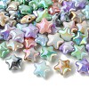 70Pcs UV Plating Rainbow Iridescent Acrylic Beads PACR-CJ0001-30-3