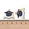 Graduation Season Alloy Enamel Pendants LS-ENAM-V002-01C-KCG-3