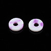 Handmade Polymer Clay Beads Strands CLAY-R089-6mm-170-5