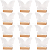 Transparent Acrylic Place Card & Wood Card Holder Set ODIS-WH0038-60-1