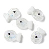 Handmade Foil Lampwork Fish Beads FOIL-Z001-01J-1