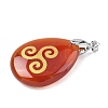 Natural Mixed Stone Pendants G-F786-09F-3