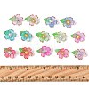 70Pcs Transparent Acrylic Pendants PALLOY-FS00050-5