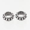 Rondelle Tibetan Silver Spacer Beads AB30-NF-3