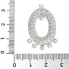Brass Oval Chandelier Component Links KK-P290-30A-P-3