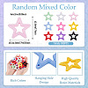 40Pcs Opaque Acrylic Pendants MACR-TA0002-84-4