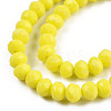 Opaque Solid Color Glass Beads Strands LS-EGLA-A034-P4mm-D26-2