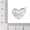 Brass Pave Clear Cubic Zirconia Pendants LS-KK-Z061-07P-3