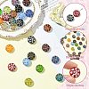 26Pcs 13 Colors Transparent Lampwork Beads LAMP-CJ0002-35-3