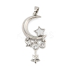 Brass Micro Pave Cubic Zirconia Pendant LS-KK-Q812-04P-1