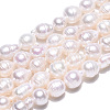 Natural Baroque Pearl Keshi Pearl Beads Strands X1-PEAR-S020-F04-01-3