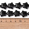 Natural Obsidian Beads Strands G-K359-E13-3
