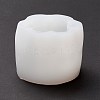 DIY Halloween Theme 6Pcs Skulls Pumpkin-shaped Candle Making Silicone Statue Molds DIY-D057-04-3