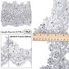 3 Yards Polyester Flower Lace Ribbon OCOR-GF0005-61-2