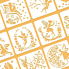 Large Plastic Reusable Drawing Painting Stencils Templates Sets DIY-WH0172-087-4