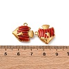 304 Stainless Steel Enamel Pendants STAS-Q363-01D-G-3