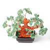 Natural Green Aventurine Chips Money Tree Bonsai Display Decorations DJEW-B007-08A-3