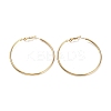 Ring 304 Stainless Steel Hoop Earrings for Women Men EJEW-B049-02F-G-1
