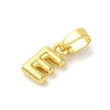 Rack Plating Brass Charms KK-C053-04G-E-2