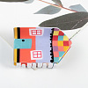 Cartoon House PVC Claw Hair Clips WG56812-03-1