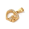 Ion Plating(IP) 304 Stainless Steel Pendants STAS-C103-06G-2