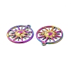 Ion Plating(IP) 304 Stainless Steel Pendants STAS-B032-29MC-3