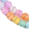 Macaron Color Natural Selenite Beads Strands X-G-F780-A01-02-3