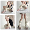 Acrylic Fibers Knit Leg Sleeves AJEW-WH20018-68B-4
