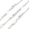 304 Stainless Steel Oval with Horse Eye Link Chains CHS-H117-06P-1