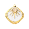 304 Stainless Steel Pendants STAS-V004-13G-02-1