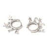 Rack Plating Brass Hoop Earrings EJEW-B062-47P-2