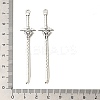 Tibetan Style Alloy Big Pendants X-FIND-G078-32H-AS-3