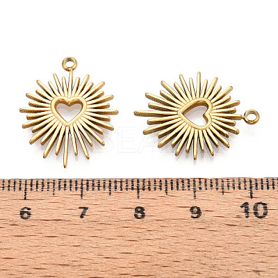 Ion Plating(IP) 304 Stainless Steel Pendants X-STAS-I671-01G-1