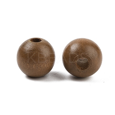 Wood European Beads WOOD-M014-01E-1