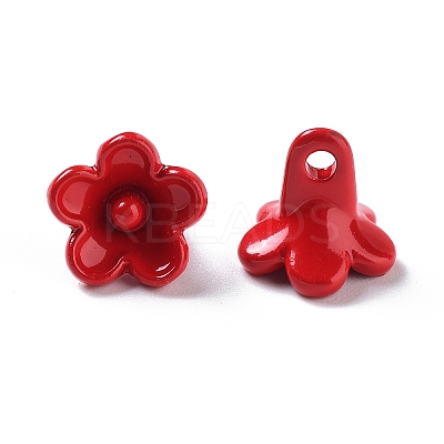 Spray Painted Alloy Charms PALLOY-H134-37-1