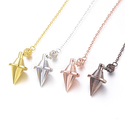 Brass Pointed Dowsing Pendulums KK-k239-04-1