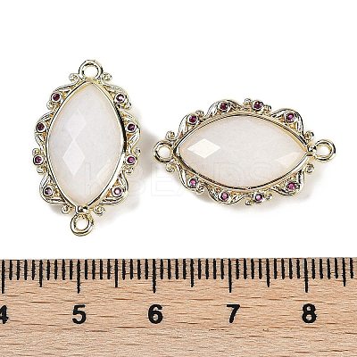 Natural Quartz Crystal Faceted Horse Eye Links G-B126-02G-05-1