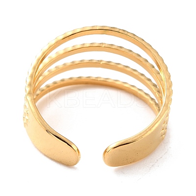 Ion Plating(IP) 304 Stainless Steel Finger Rings RJEW-L102-16G-1