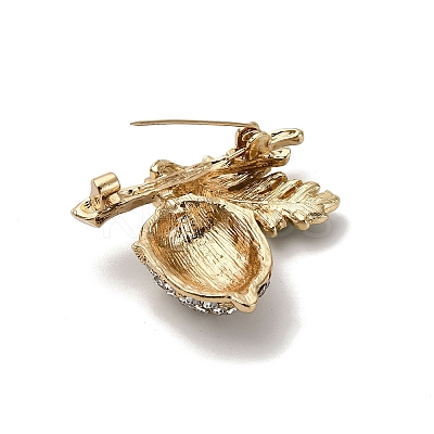 Alloy Rhinestone Brooch LS-JEWB-K027-02G-1