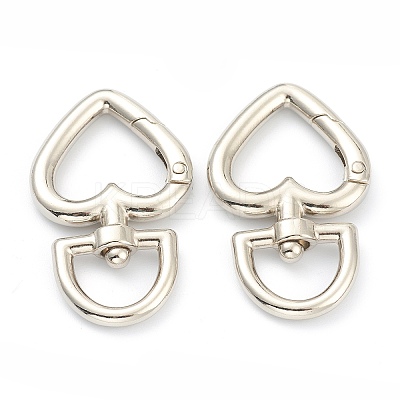 Zinc Alloy Swivel Clasps X-PALLOY-B004-01P-1