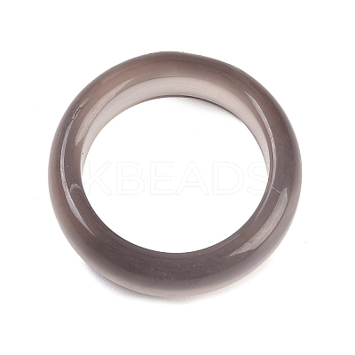 Dyed & Heated Natural Agate Finger Rings for Women RJEW-Z075-02M-1