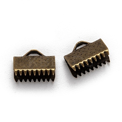 Iron Ribbon Crimp Ends X-E143Y-AB-1
