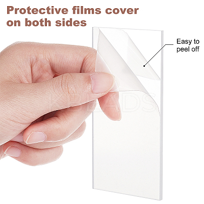 Rectangle Acrylic Light Board DIY-BC0001-40-1