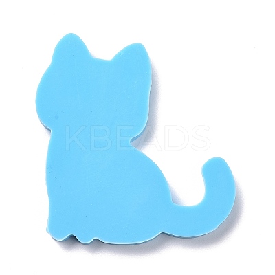 Skull Cat Shaped Pendant Silicone Molds DIY-L067-J01-1
