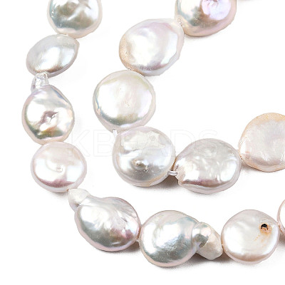 Natural Keshi Pearl Beads Strands LS-PEAR-S018-02H-1