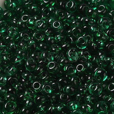 Transparent Colours Glass Seed Beads X1-SEED-P006-02A-09-1