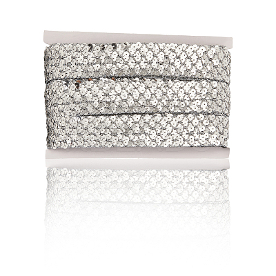 Polyester with PT Paillette Lace Trim Ribbon OCOR-WH20073-01C-1
